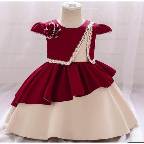 Kids Dress for Girls Summer Dresses Baby Girl Wedding Christmas Clothes Flower Girl Princess Dress Infant Party Dress