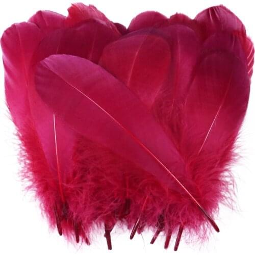 50Pcs Natural Soft Goose Feathers Crafts Wedding Home Decoration Diy Jewelry Making Plumes 13-18cm Long
