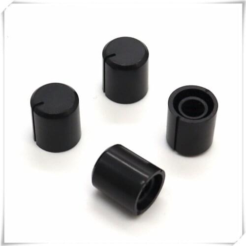 10 Pieces Plastic Flower Shaft Knob Diameter 13.5mm Height 15mm Potentiometer Encoder Knob Gear Shaped Inner Hole 6mm