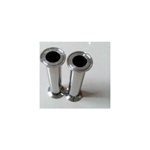 1pcs 38MM 1-1/2" 1.5" Sanitary Ferrule Straight Pipe Fitting SS304 Tri Clamp Spool Quick Connector Length 4" 102mm