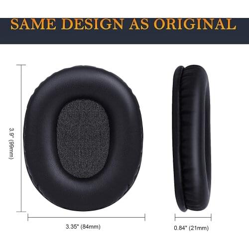 M50X Replacement, Earpads Compatible with Audio Technica ATH M50 M50X M50XBT M50RD M40X M30X M20X MSR7 SX1 Monitor Headphones