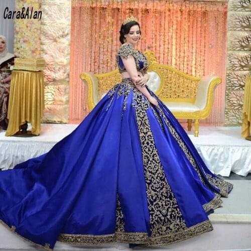 Traditional Bridal Gowns Two Pieces Evening Dresses Lace Applique Prom Dress Abaya Dubai Vestido De Fiesta De Boda