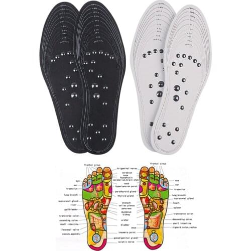 Unisex Slimming Health Care Massage Insole Foot Magnetic Massage Relief Pain Therapy Acupressure Foot Care Tool Can Cut The Size