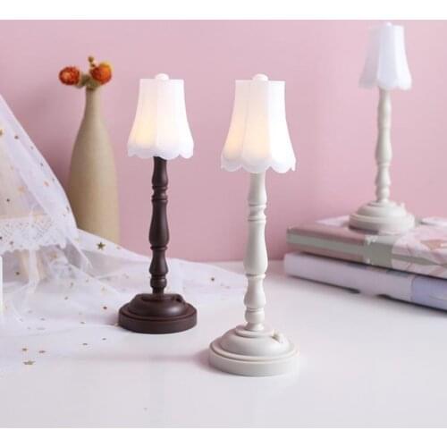Vintage Night Light LED Reading Lamp Student Dormitory Home Bedside Office Desk Decor Photo Props Gift Warm Light Dropshipping