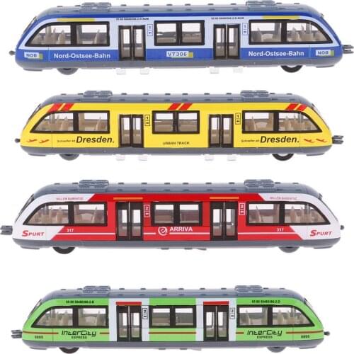 High Quality 1/38 Simulation Alloy Vehicle Model Play set with Sound Light For Kids Toys Pull Back Cars Trains Model For Boys