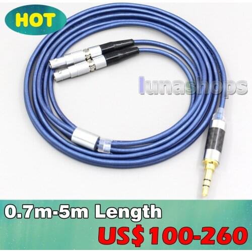 High Definition 99% Pure Silver Earphone Cable For Ultrasone Veritas Jubilee 25E 15 Edition ED 8EX ED15 Headphone LN006804