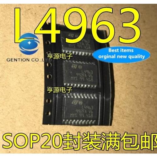 10PCS L4963 L4963D013TR SOP20 power management IC in stock 100% new and original