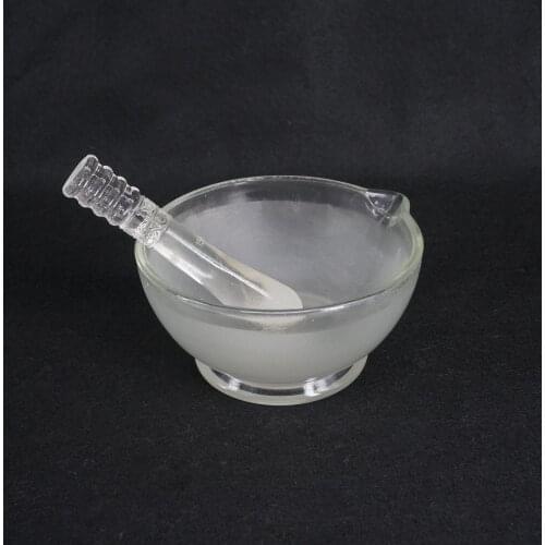 150mm I.D Apothecary Solid Glass Pestle and Mortars Bowl Set Grinding Mill Tool