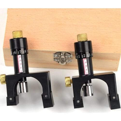 2Pcs /set Wood Planer Jointer Knife Setting Jig Planer Blade Woodworking Cutter Aligner Plastic with Magnet Material
