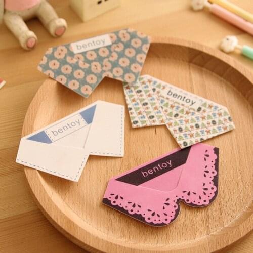 3pcs JB145 Japanese and Korean stationery Different creative bookmarks PVC collar bookmarks Plastic page bookmarks