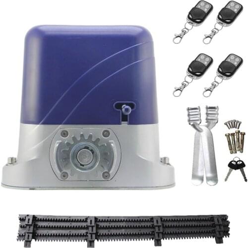 Home Door Gate Motor 4ps Remote Control and Switch Automatic Lathe sliding gate opener can stand by solar system 500kg