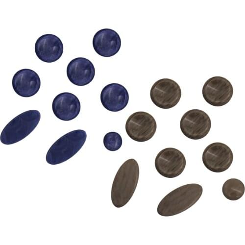 9 Pieces Saxophone Sax Key Buttons Inlays for Alto Tenor Soprano Saxophone Parts