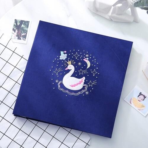 PA1 Paste-style baby growth memorial album embroidery album this album diy manual album large capacity