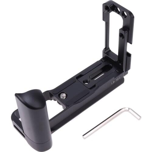 Aluminum QR Quick Release Plate L Bracket Holder Hand Grip for Fuji XE4