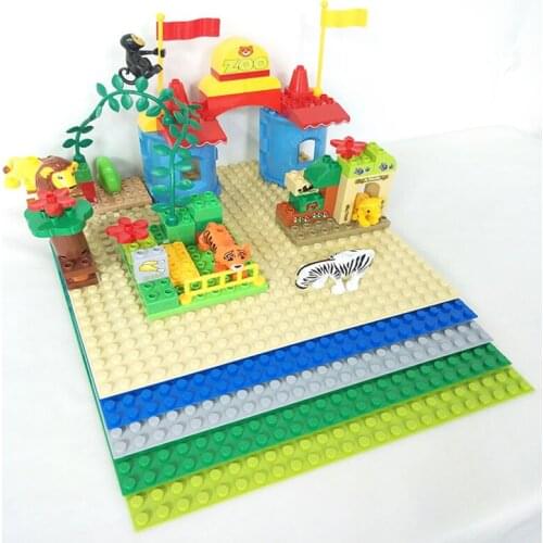 Big Particle Building Block Base Plate DIY building block Accessories Compatible With Large Particle Building Block Kid Toy