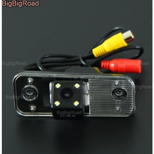 BigBigRoad For Hyundai new Santafe Santa Fe / Azera / IX45 Car Rear View Reverse Backup Camera HD CCD parking camera waterproof