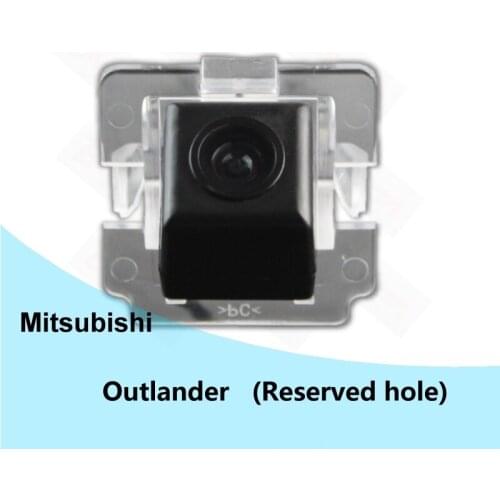BOQUERON for Mitsubishi Outlander Car Rear View Camera reverse Backup Parking Camera LED Night Vision Waterproof Wide Angle