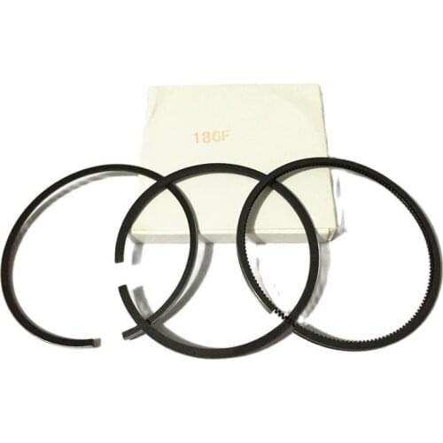 Piston Rings Set for KAMA KIPOR 186F L100 9HP Air Cooled Diesel Engine,4.5KW~5.5KW DIESEL Generator Free Shipping