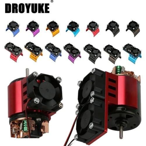 540 3650 3660 3670 Inner diameter 36mmMotor Heat Sink Cover w/ Cooling Fan RC Parts Brushless Aluminum Electric 1/10 For HSP