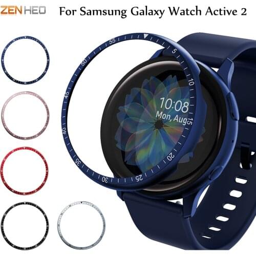 Metal Bezel Ring For Samsung Galaxy Watch Active 2 40mm 44mm Protector Case Cover Accessories