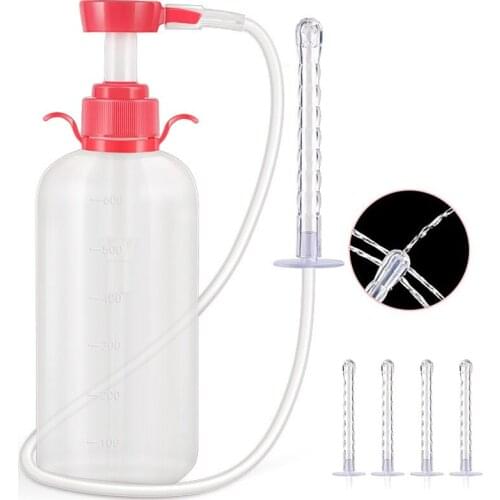 Medical Vaginal Clearner Anal Douche Enema Tool Reusable Vagina Irrigator Ass Anus Cleaning Syringe Female Vagina Washer