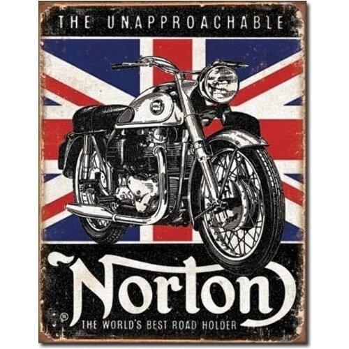 Norton - Best Roadholder Metal Tin Sign