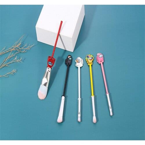 2021 New 5pcs Cosmetic Makeup Brushes Eyebrow Lip Soft Hair Brush Eye Contour Face Cosmetics Powder Brushes