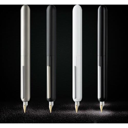LM Focus 3 Fountain Pen Black/Champagne/White Titanium Dialog Series EF Nib Stationery School&Office Supplies New