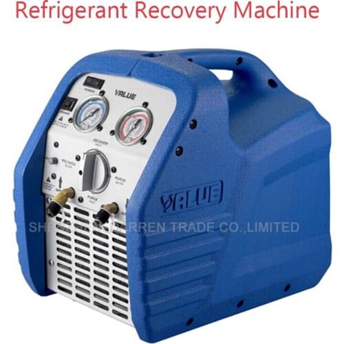 Portable Refrigerant Recovery Machine Mini Refrigeration Recovery Units VRR12L compliant AC 220V