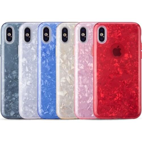 VNSTRIP Pearl Glitter TPU+Glitter Paper+PC Phone Case For iPhone X Anti-shock 3 in 1 Protective Case Shell FlackCase for iPhone6