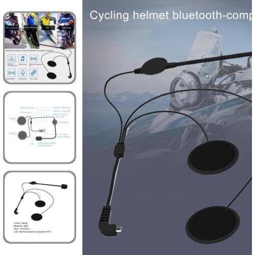 Clear Soft Cable Helmet Bluetooth-compatible Intercom Replaceable Microphone for Motor