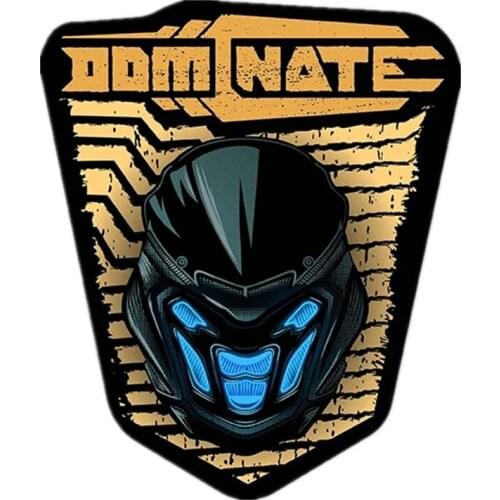 S40532# Various Sizes Funny Self-adhesive Decal Dominate Car Sticker Waterproof Auto Decors on Motorcycle Bumper Rear Window