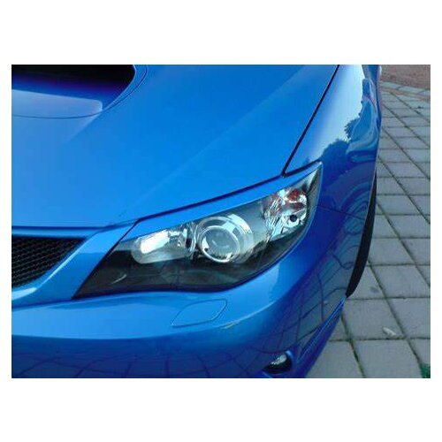 Fiberglass Headlight Eyebrows Eyelids Covers for 2008-2011 Subaru Impreza WRX STi
