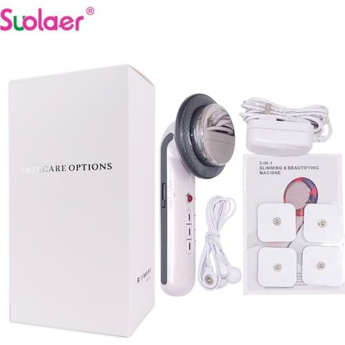 Ultrasound Cavitation EMS Body Slimming Massager Lipo Fat Burner Machine Galvanic Infrared Ultrasonic Weight Loss Facial Lifting