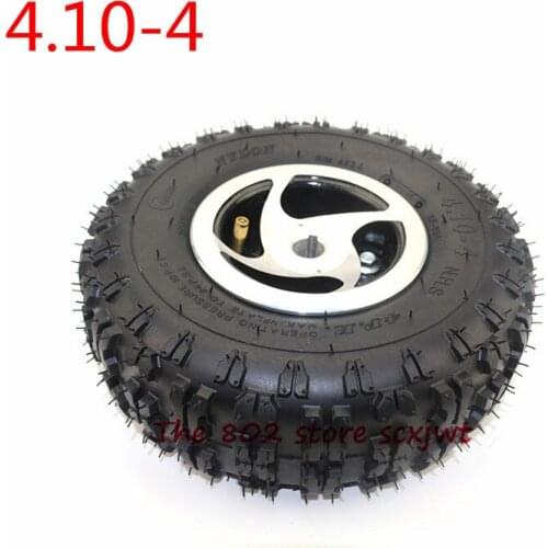 High quality 4.10-4 410-4 4.10x4 wheel tyre with hub /rim for Off Road Go Kart