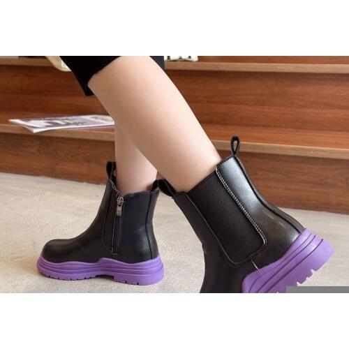 Кожаные ботинки для девочек XPAY China At AliExpress