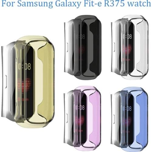 360 Degree TPU Protector Case For Samsung Galaxy Fit-e R375 watch Protective Shell full Cover frame For Galaxy Fit-e R375 Cases
