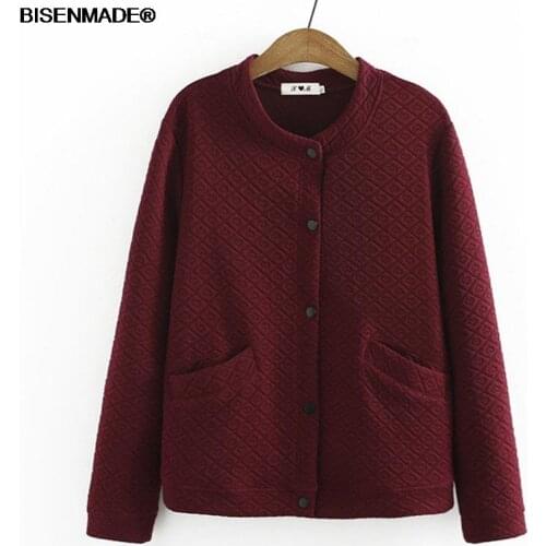 Women Clothing Quilted Coat Plus Size 2021 Autumn New Loose Casual Heart Argyle Outerwear 070