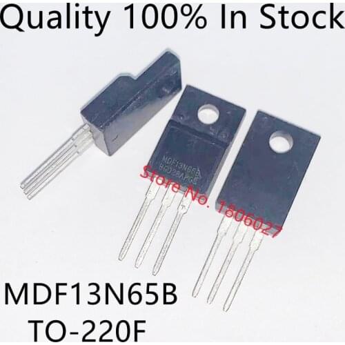10PCS/LOT MDF13N65B MDF13N65 13N65B 13N65 TO-220F 650V 13A