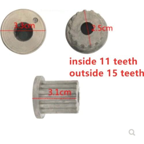 2pcs new Top Load Wheel Pulsator Core inside 11 teeth outside 15 teeth screws for lg washing machine