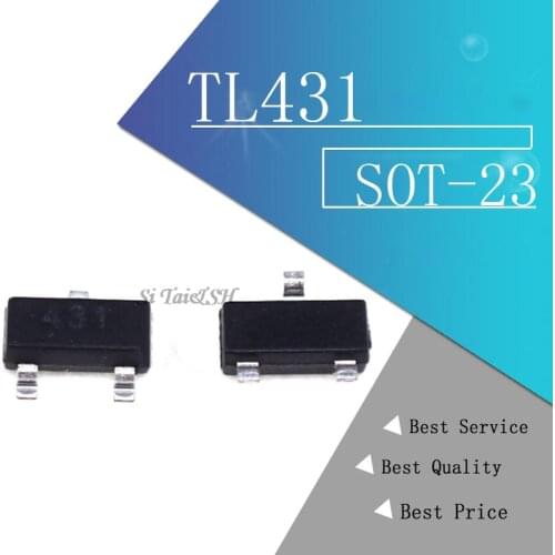 50PCS TL431 SOT TL431A SOT-23 431 SOT SMD new voltage regulator IC