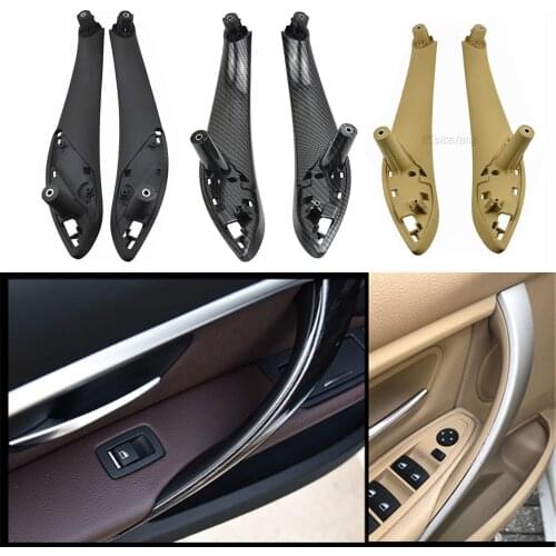 Car Accessories For-BMW 3 Series F30 316D 318D F31 320I 325D 11-19 Inner Doors Panel Handle Pull Trim Cover