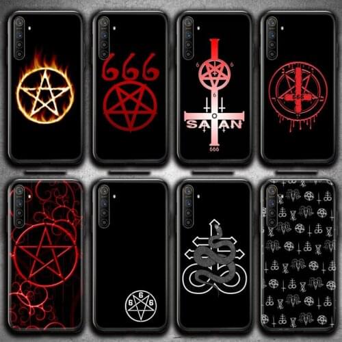 Pentagram 666 Demonic Satanic Phone Case For OPPO Realme 6 Pro Realme C3 5 Pro C2 RENO2-Z A11X
