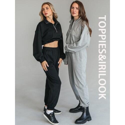 Toppies 2021 Autumn Two Piece Sets Women Tracksuit Tops + pants Casual Outfit ensemble femme clothing set