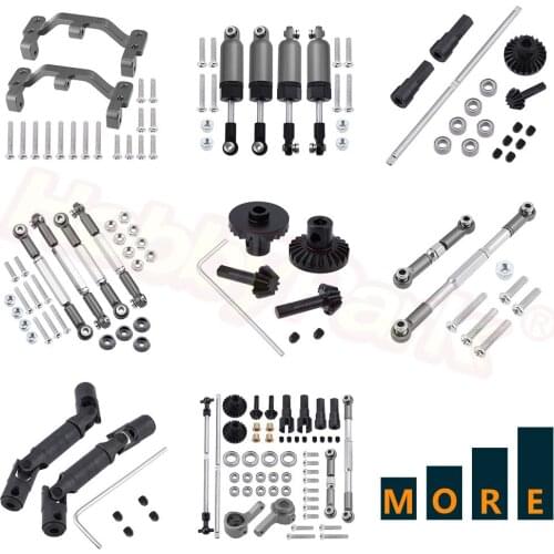 Upgrade Metal Parts for WPL HengLong 1/16 RC Car Military Truck Crawler C14 C24 B14 B24 B16 B36 Q60 Q61 Q64 Q65 Spare Part