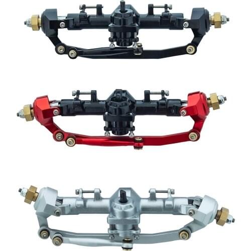 Metal Front / Rear Bridge Assembly 1 / 24 Simulation Model Axial Scx24 90081 Aluminium Alloy Axle