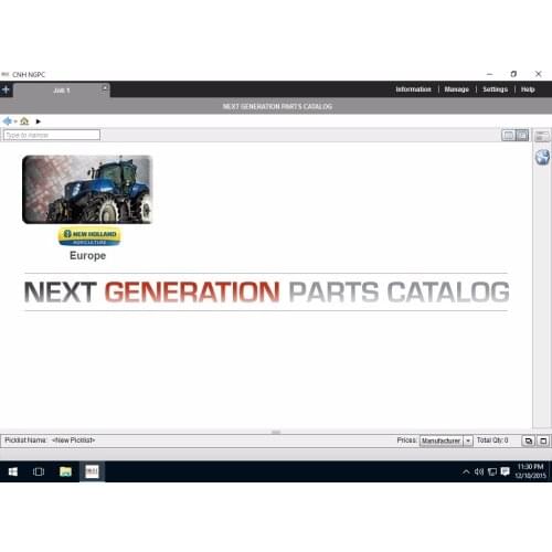New Holland AG Europe NGPC [03.2021] Next Generation Parts Catalog OFFLINE
