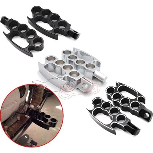 Motorcycle Knuckle Footpeg Footrest Male Mount Foot Peg For Harley Sportster Softail Dyna Road King Cafe Racer Chopper Scrambler