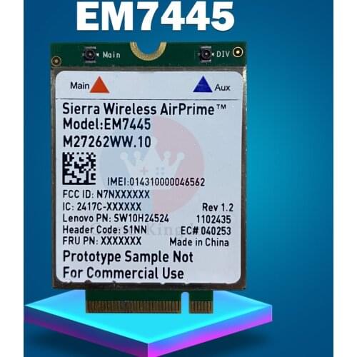 THINKPAD P50 P70 3G / 4G Unicom Telecom Dual 4G EM7445 FRU: XXXXXX built-in module CARD