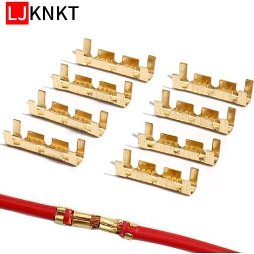1000/500pcs U-shaped tab cold inserts connectors bornes electrical Crimping terminals small teeth fascia square splicing
